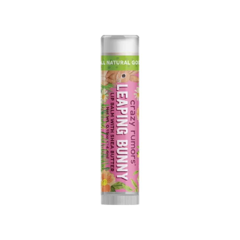 CRAZY RUMORS Leaping Bunny Plum Apricot Lip Balm 4G