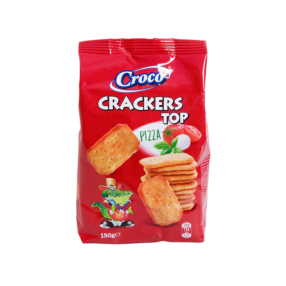 CROCO Pizza Crackers Top 150g