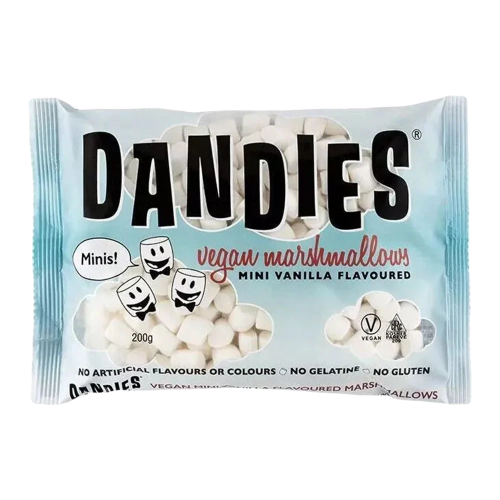 DANDIES Vegan Marshmallows Vanilla Mini 200g