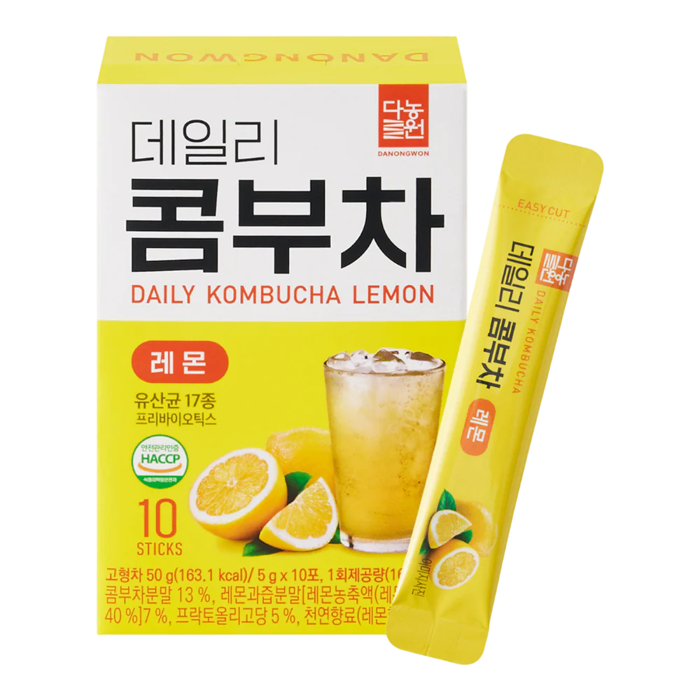 DANONGWON Daily Kombucha Lemon 10 Sticks 50g