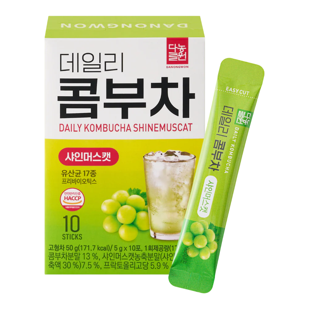 DANONGWON Daily Kombucha Shine Muscat 10 Sticks 50g