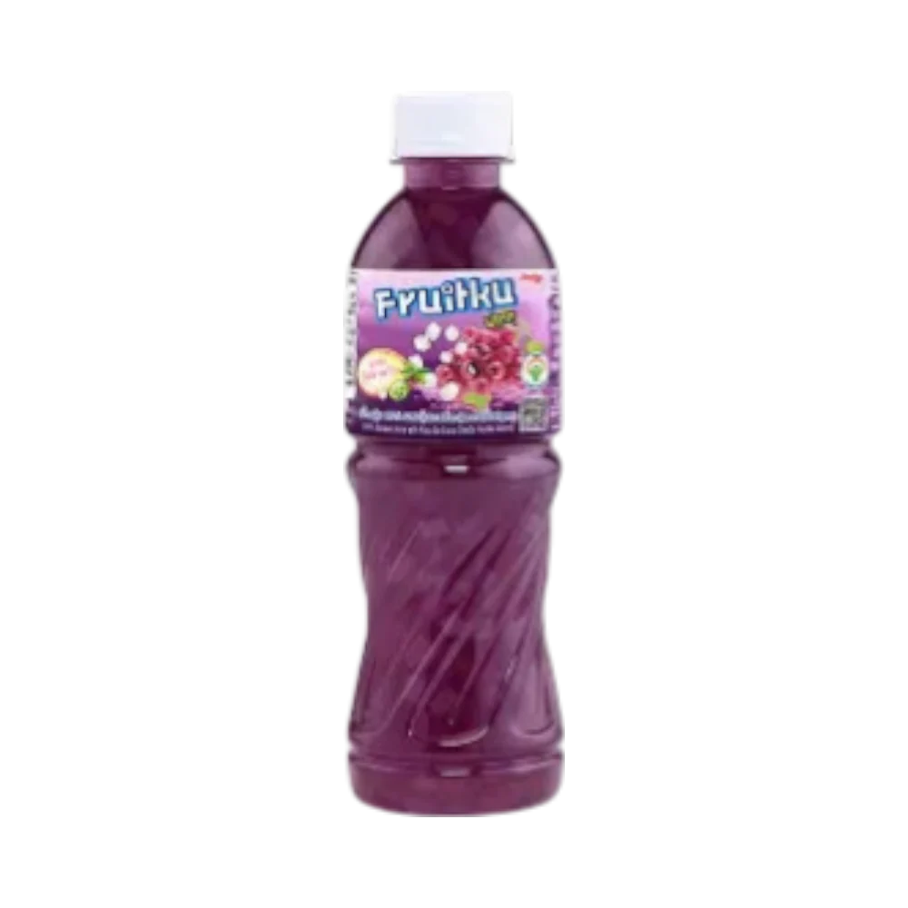 DEEDO Fruitku Grape Juice Flavor With Nata De Coco 350ml