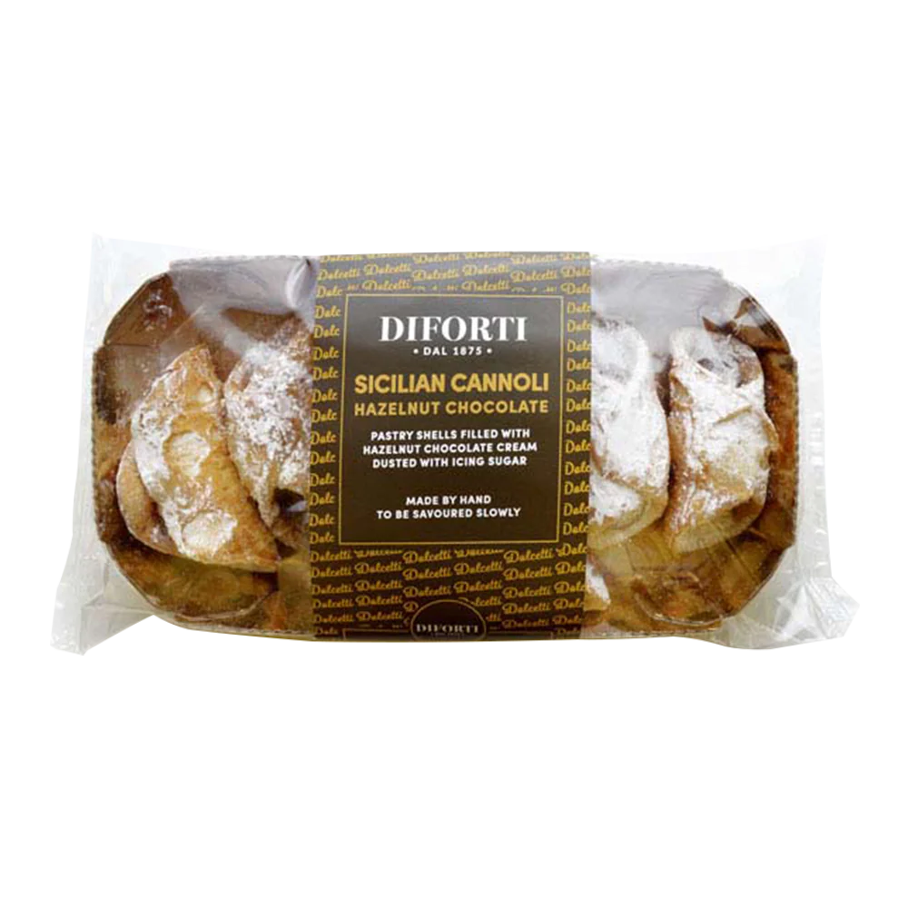 DIFORTI Sicilian Cannoli Hazelnut Chocolate 150Gr