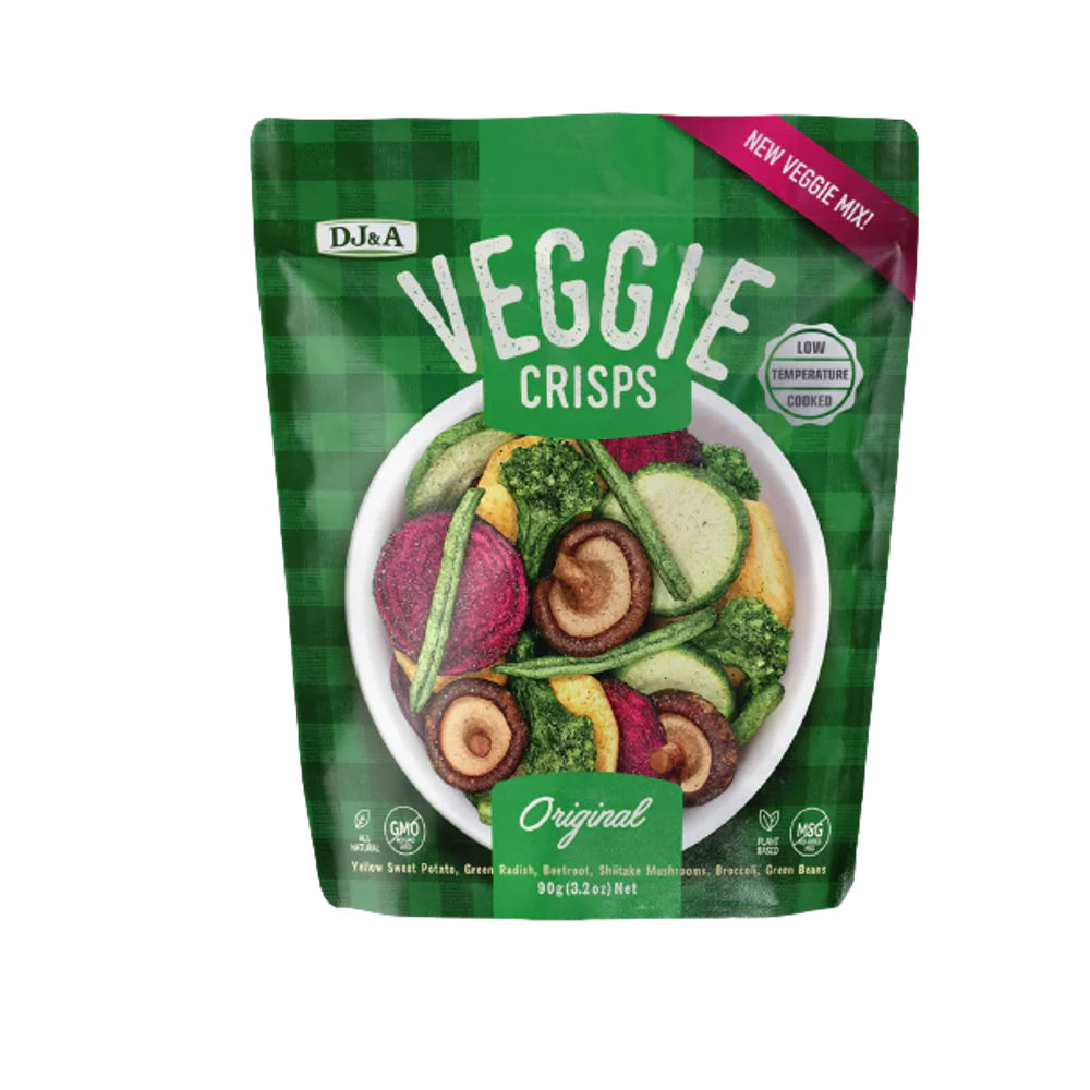 DJ & A Crisps Veggie - Original 90g