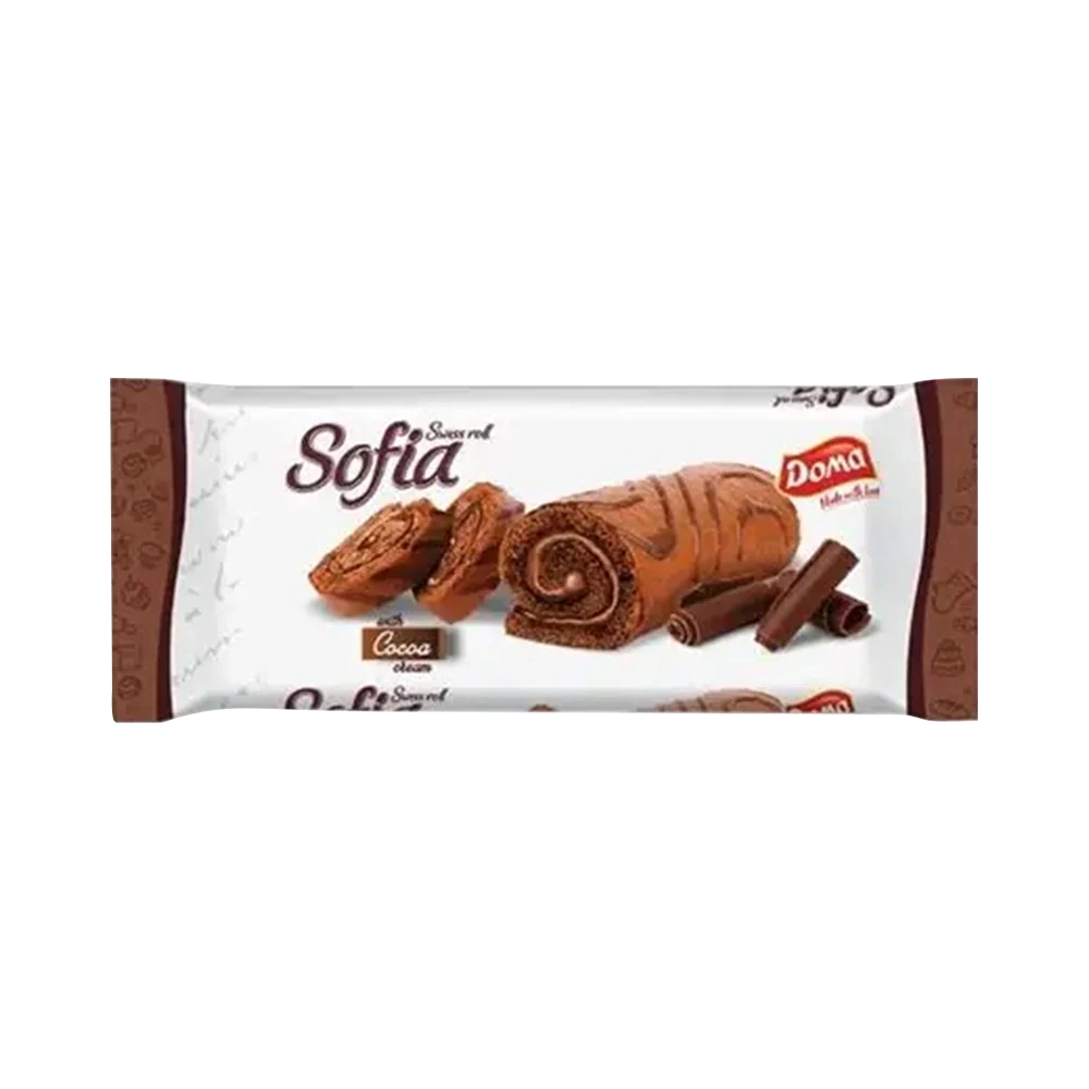 DOMA SOFIA Cocoa Swiss Roll 200g (Case 10)