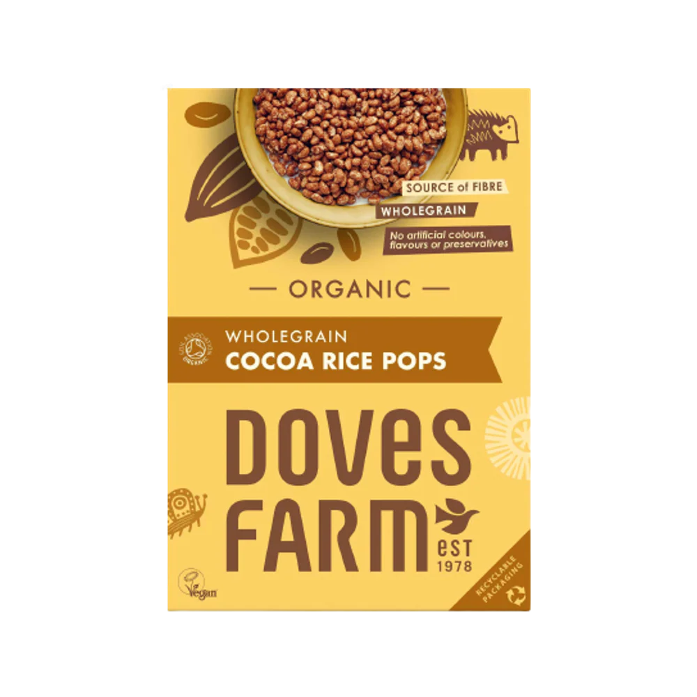 DOVES FARM Cocoa Rice Pops 300g