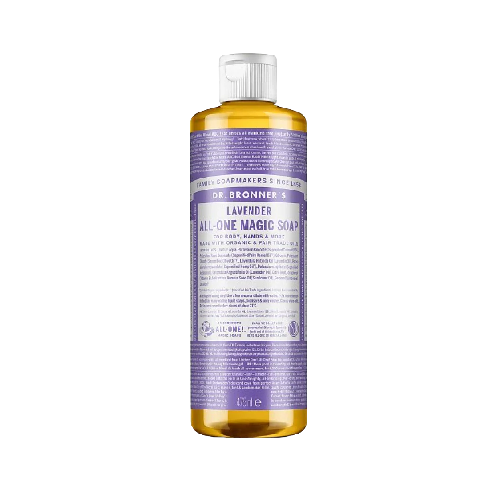 DR.BRONNER'S Lavender Pure-Castile All Magic (18 in1) Liquid Soap 475ml