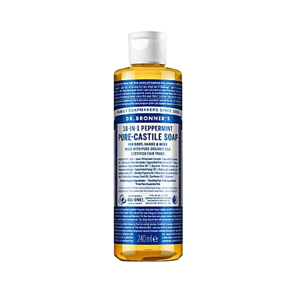 DR.BRONNER'S Peppermint Pure-Castile All Magic (18 in1) Liquid Soap 240ml