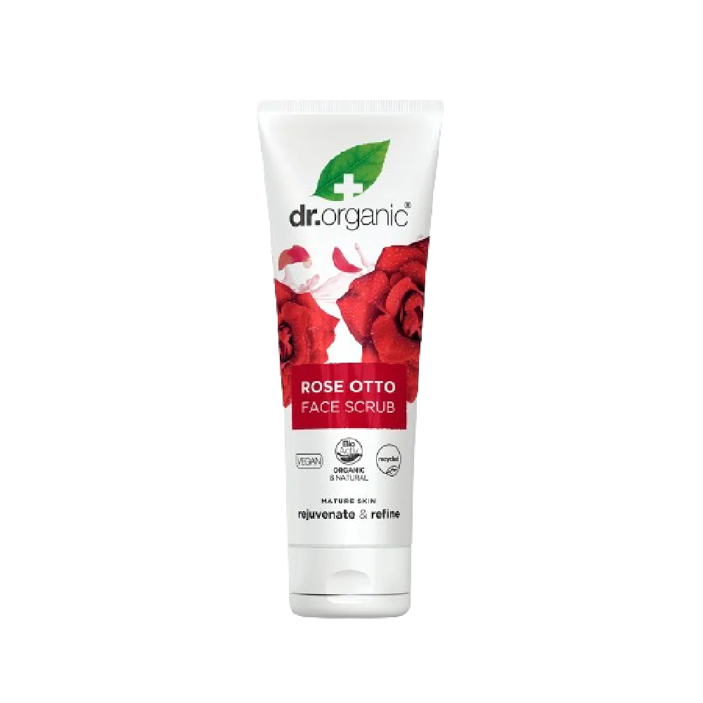 DR ORGANIC Rose Face Scrub 125ML