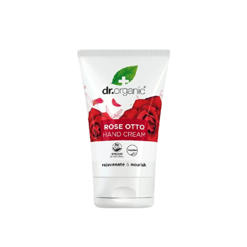 DR ORGANIC Rose Hand & Nail Cream 125ML