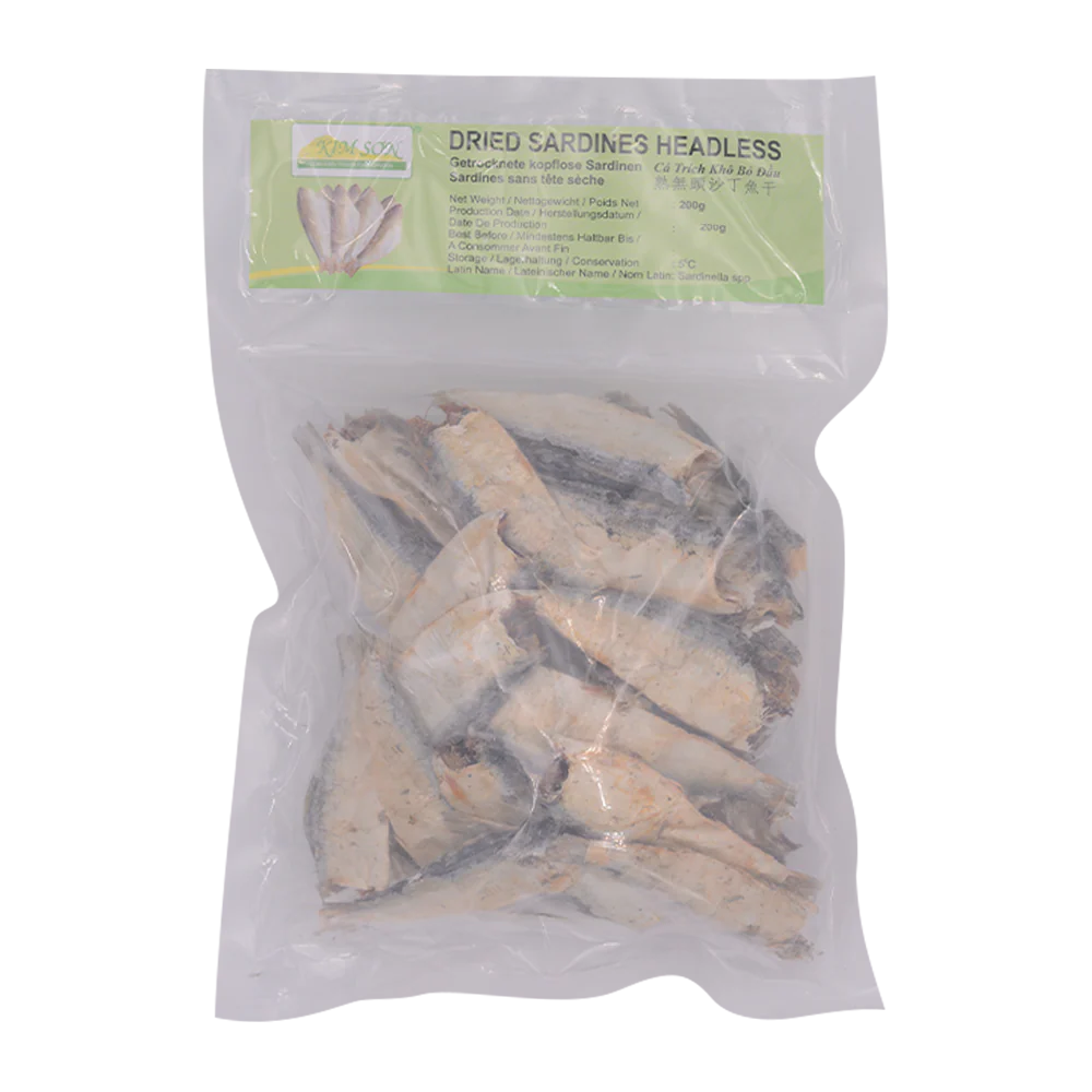 Kim Son Dried Sardine Headless 200g (Frozen)