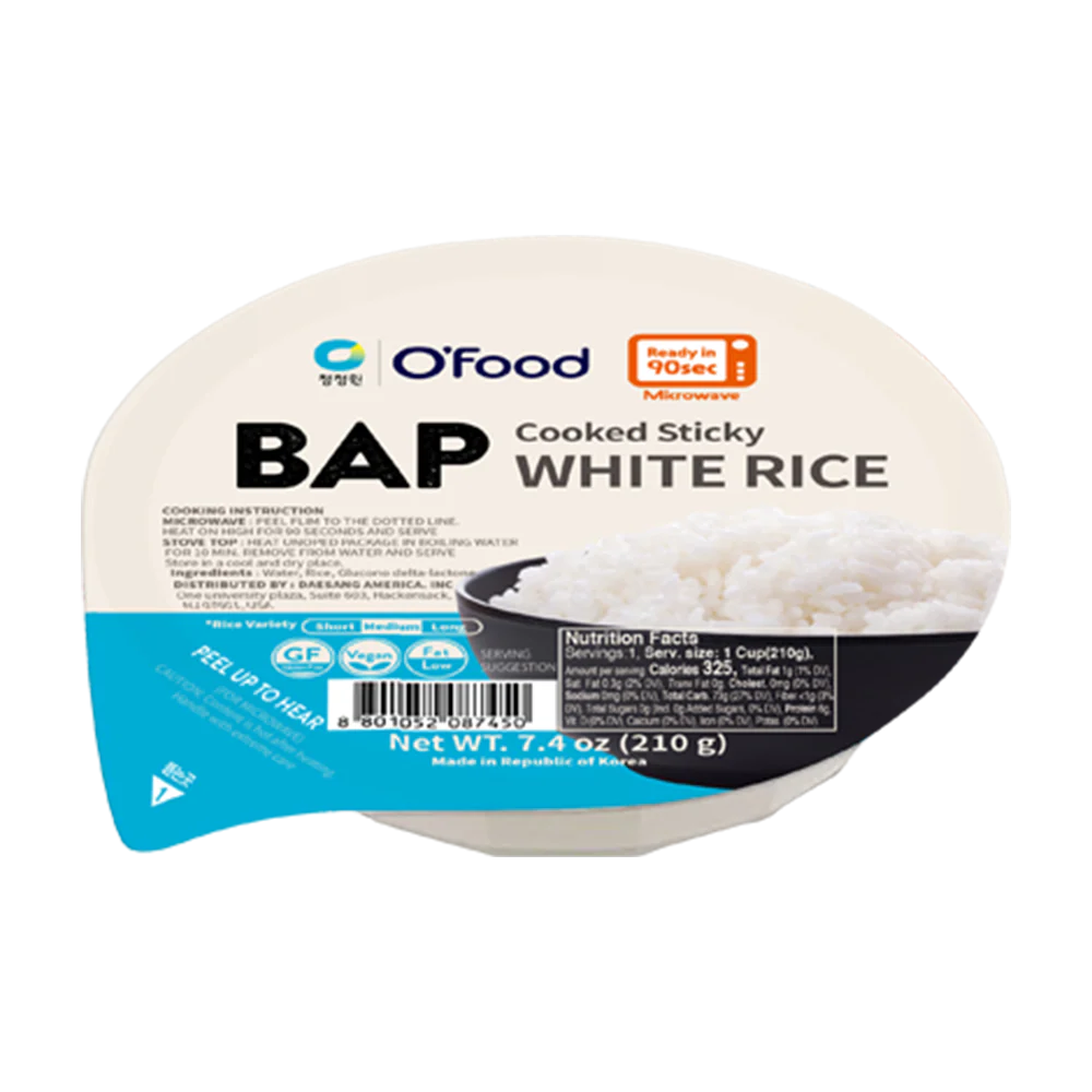 DAESANG OFOOD Bap White Rice 210g