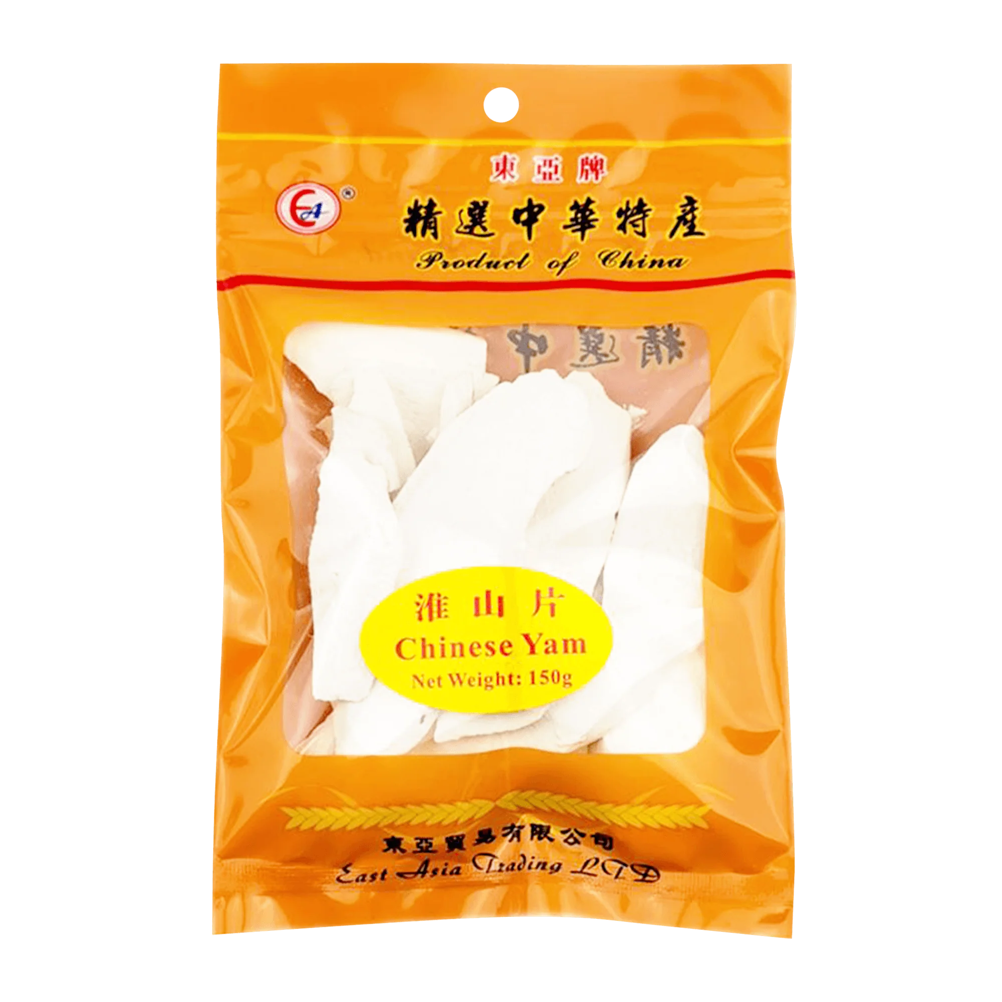 EAST ASIA Dried Yam Slices (Wai-San) 150g