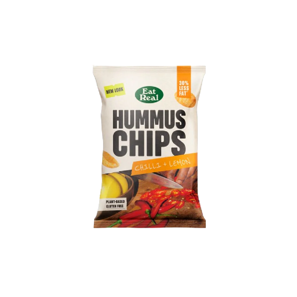 EAT REAL Hummus Chips Chilli & Lemon 110g