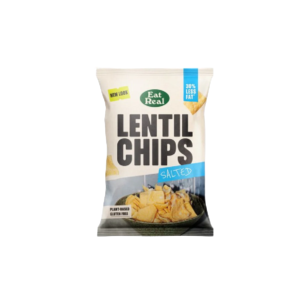 EAT REAL Lentil Chips Salted 95g