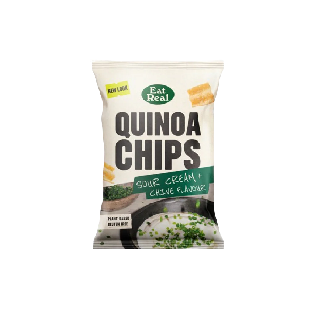 EAT REAL Quinoa Chips Sundried Tomato & Roasted Garlic 90g