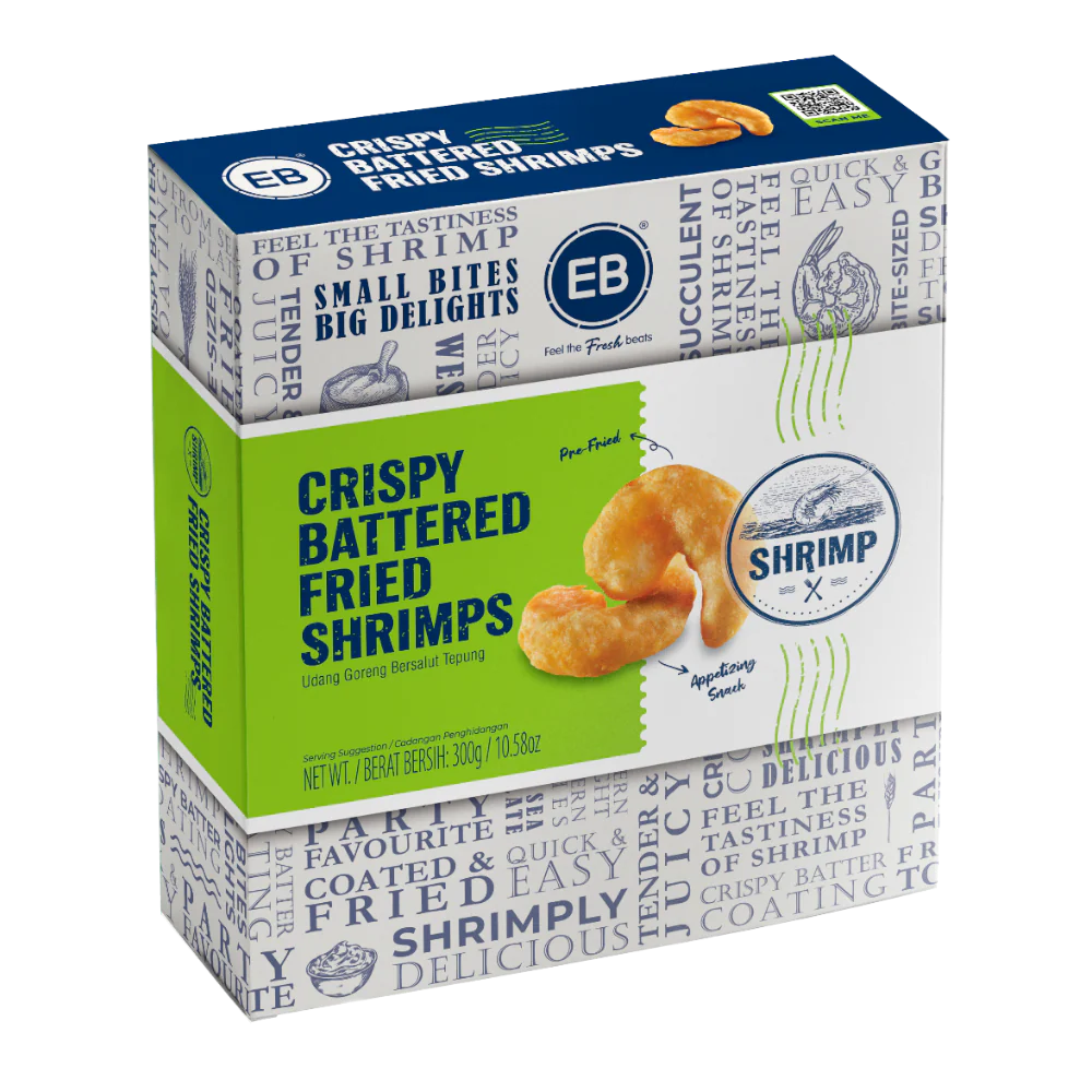 EB Crispy Battered Fried Shrimps 300g (Frozen)