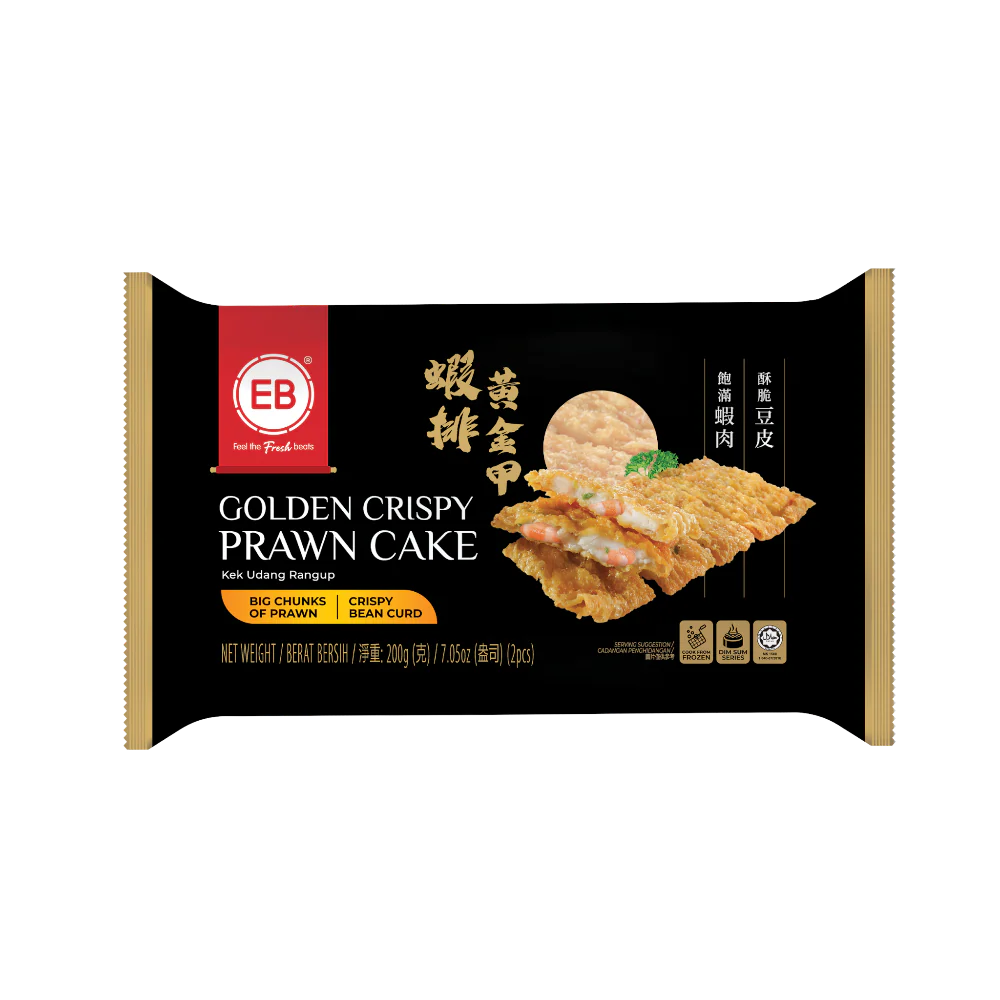 EB Golden Crispy Prawn Cake 200g (Frozen)