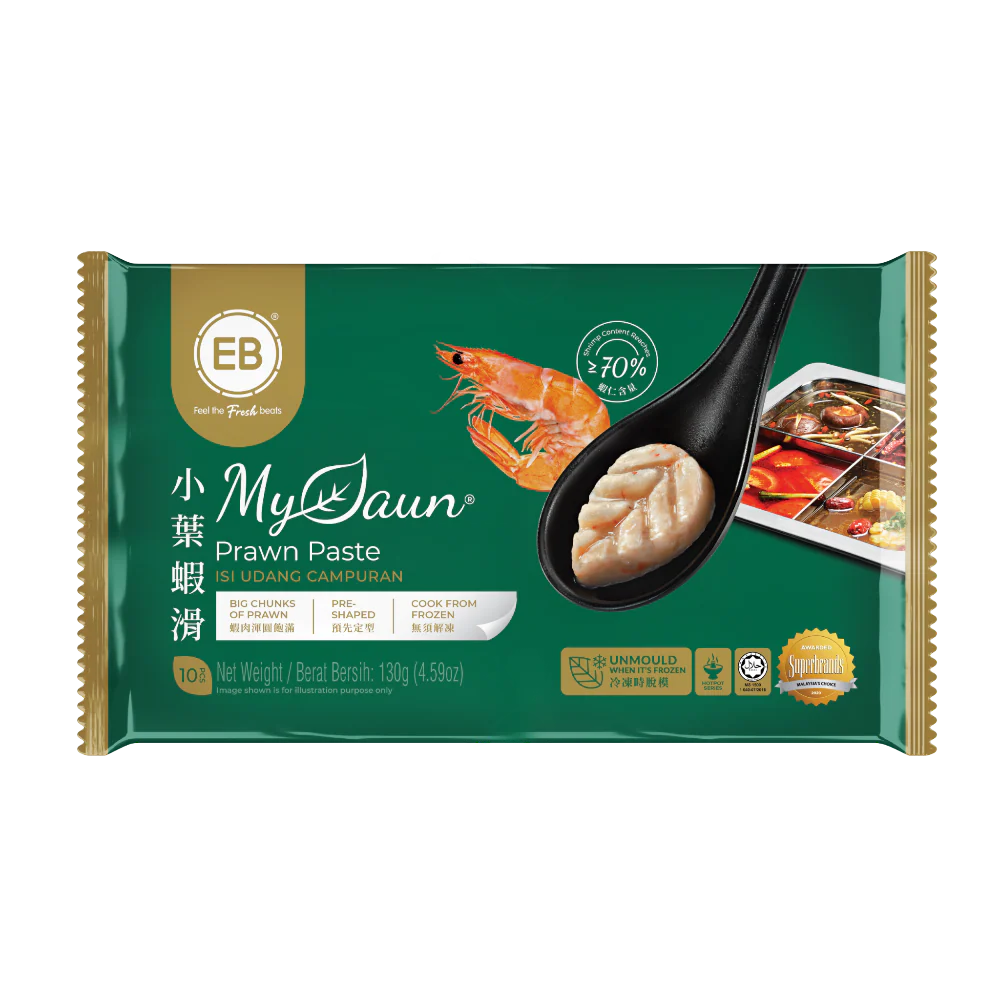 EB Prawn Paste Small Leaf 130g (Frozen)