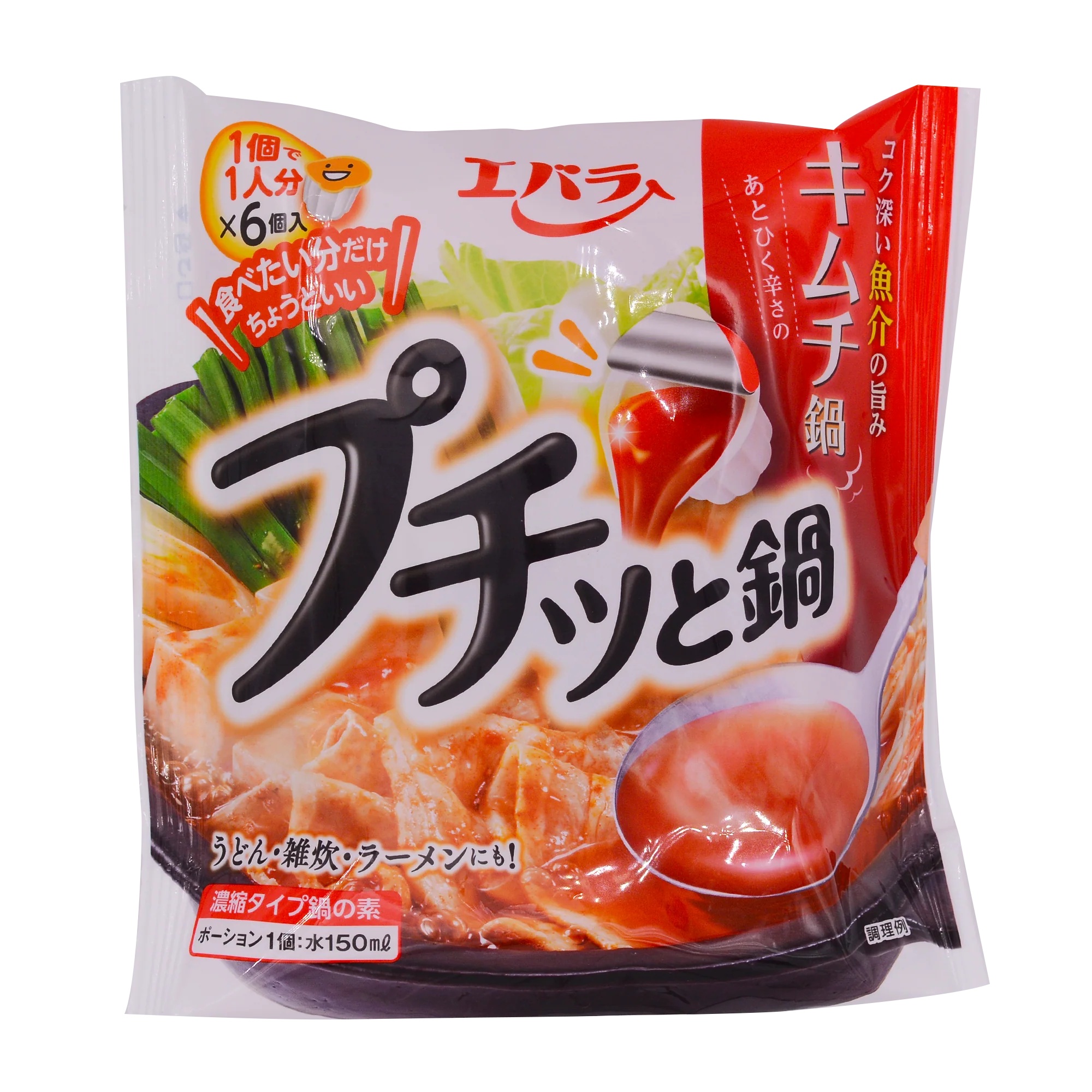 EBARA Instant Hot Pot Soup Kimchi (6pcs) 138g
