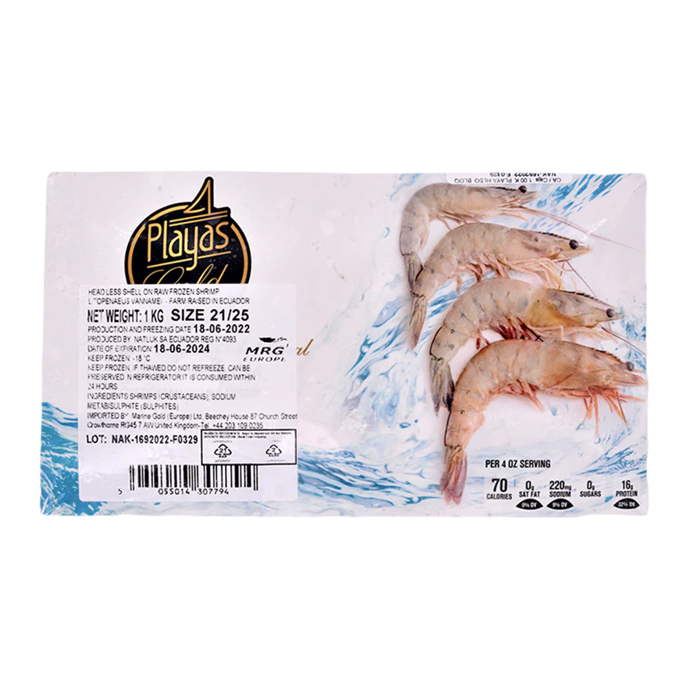 Ecuador HLSO 21/25, 1kg net (Frozen)