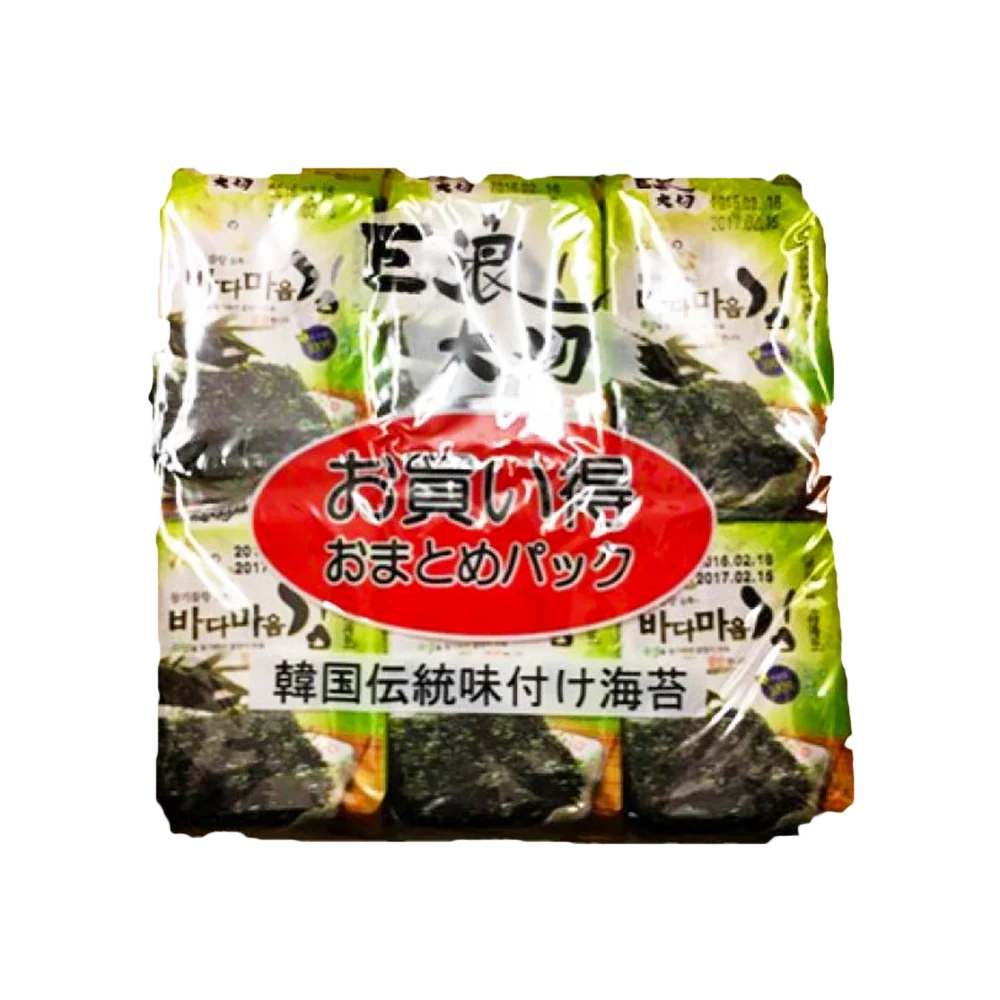 EDO Pack Seasoned Seaweed Laver (12pcs) 48g