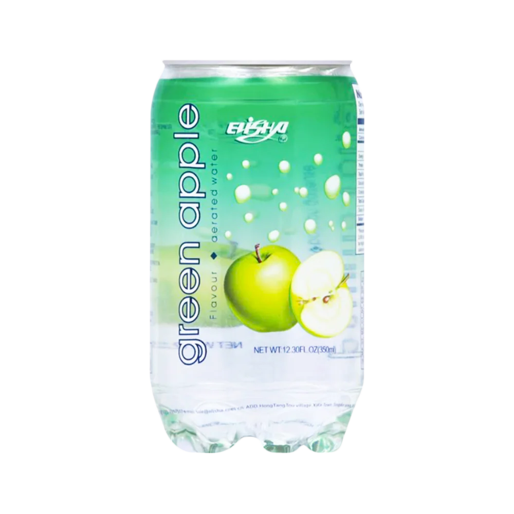 ELISHA AERATED Water Green Apple Flv 350ml
