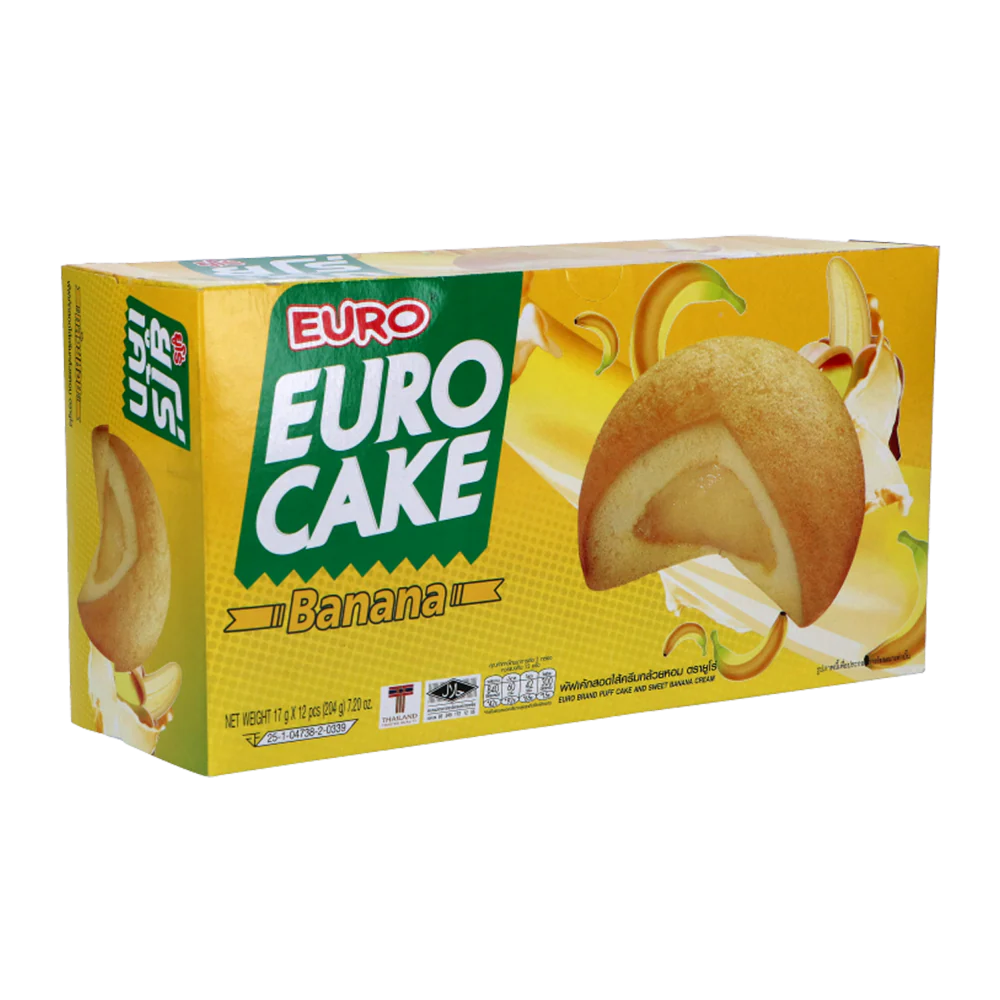 Euro Brand Banana Cake 17gx12