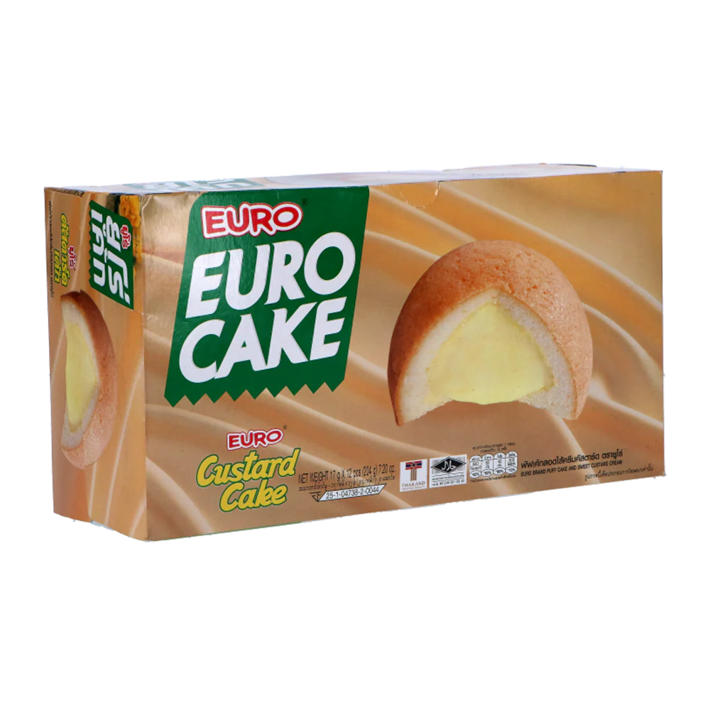 Euro Brand Custard Cake (Original) 17gx12