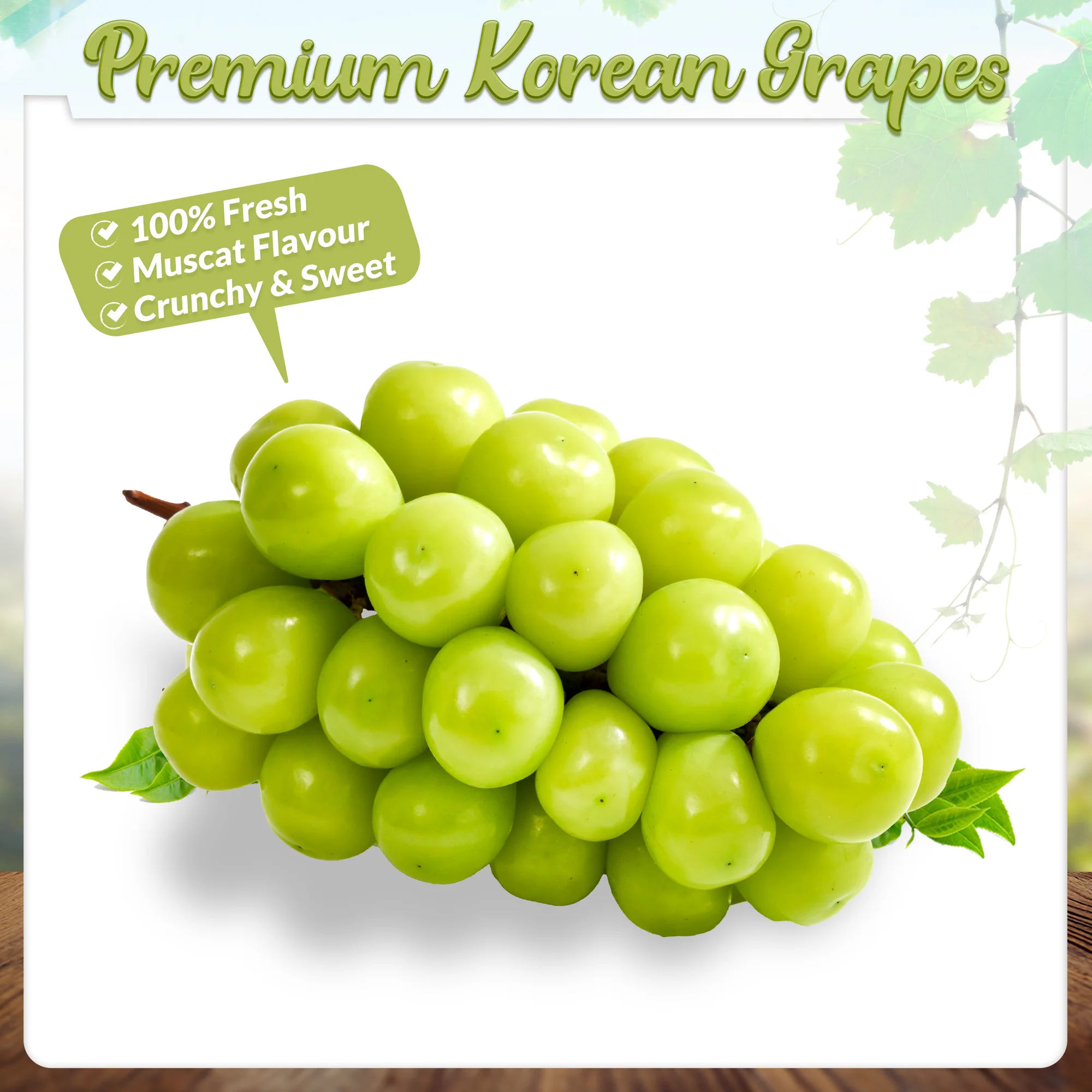 EVERFARM Shine Muscat Grape 600g