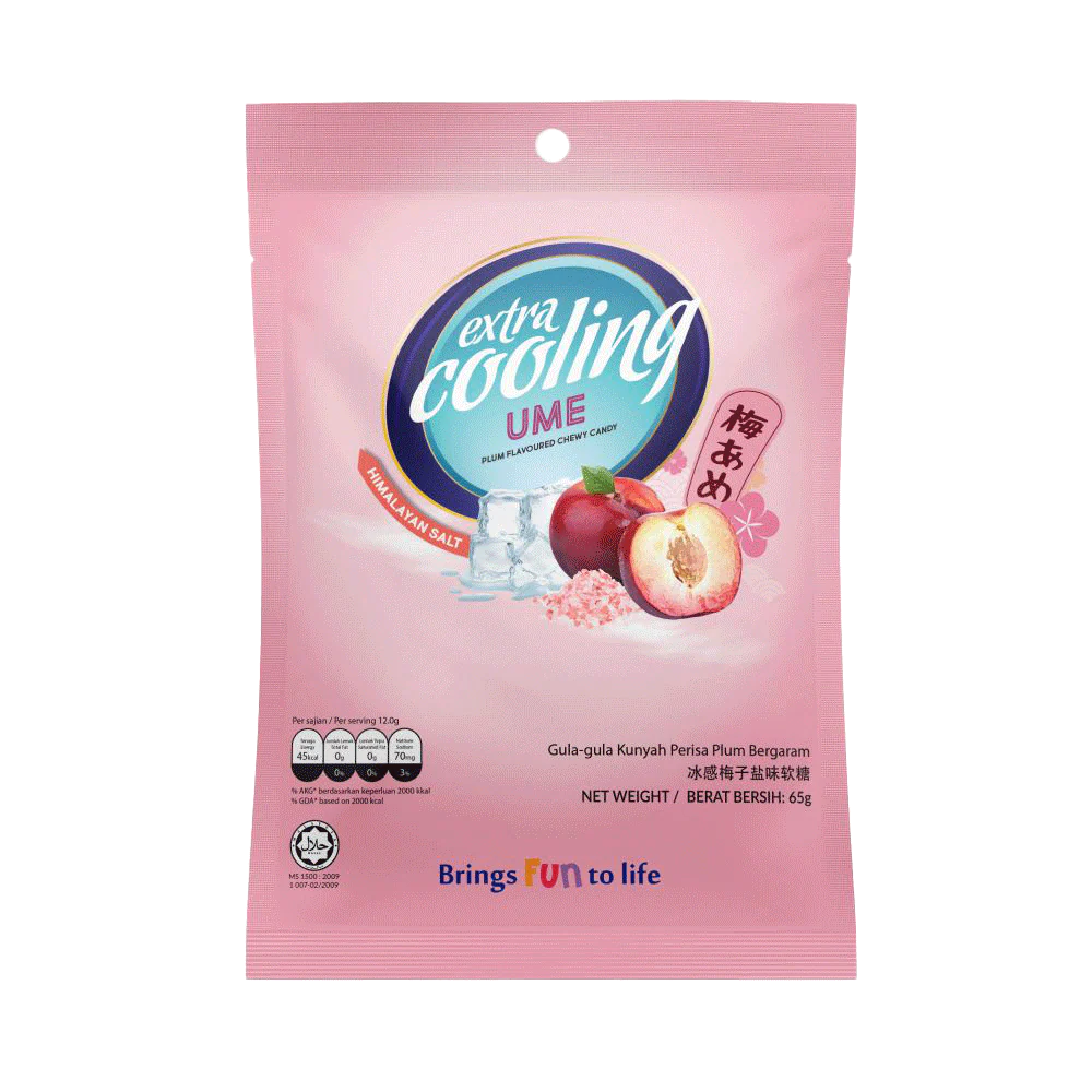 Extra Cooling Plum With Himalayan Salt 65G.