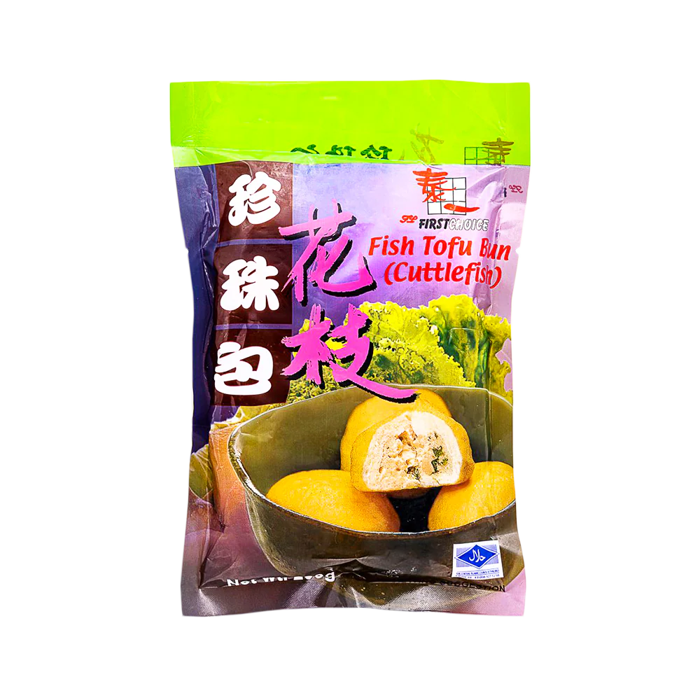 FIRST CHOICE Fish Tofu Cutterfish Bun 200g (Frozen)