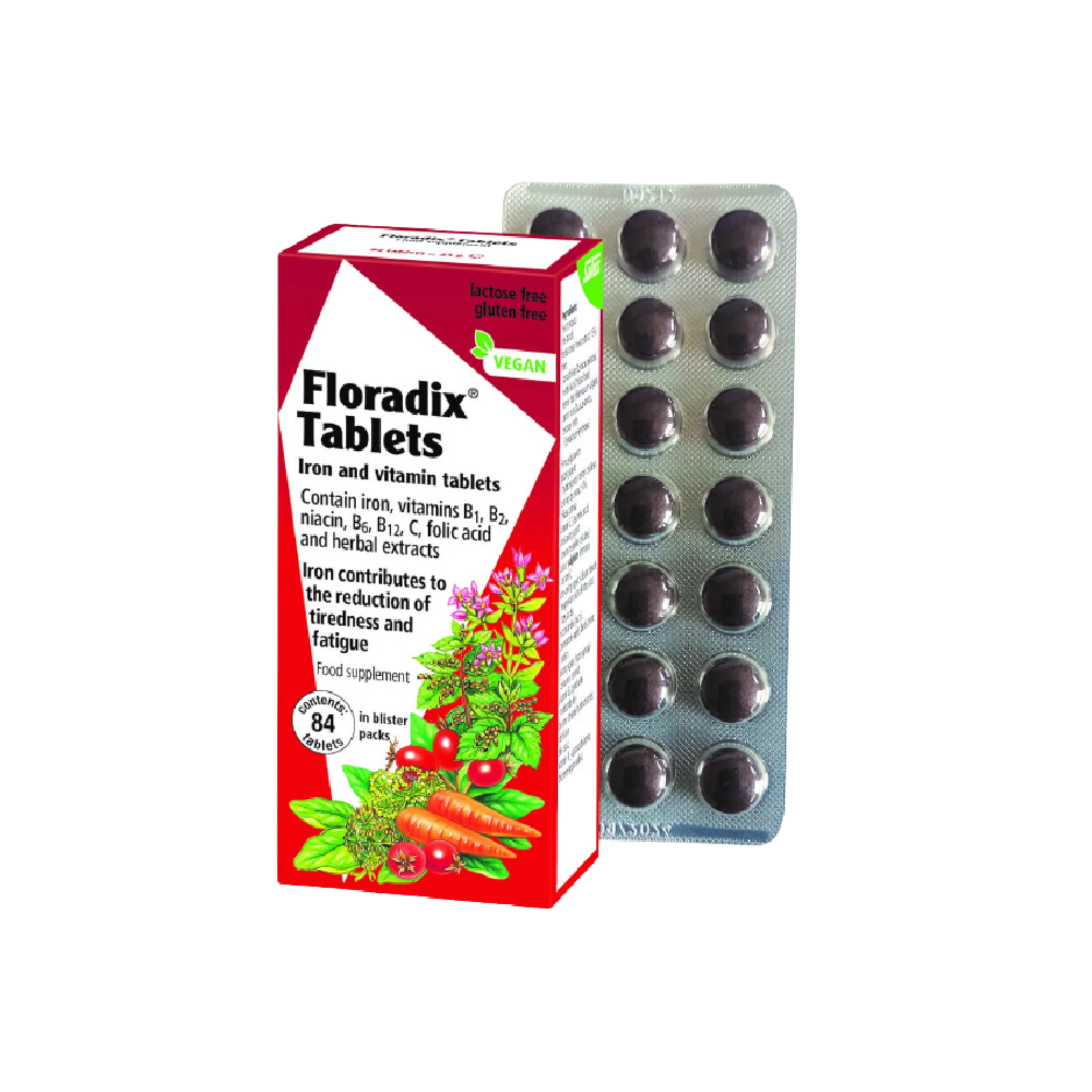 FLORADIX Iron & Vitamin 84 Tablets