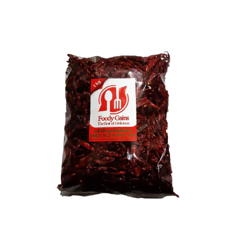 FOODY GAINS Dried Chilli Without Stem 1kg