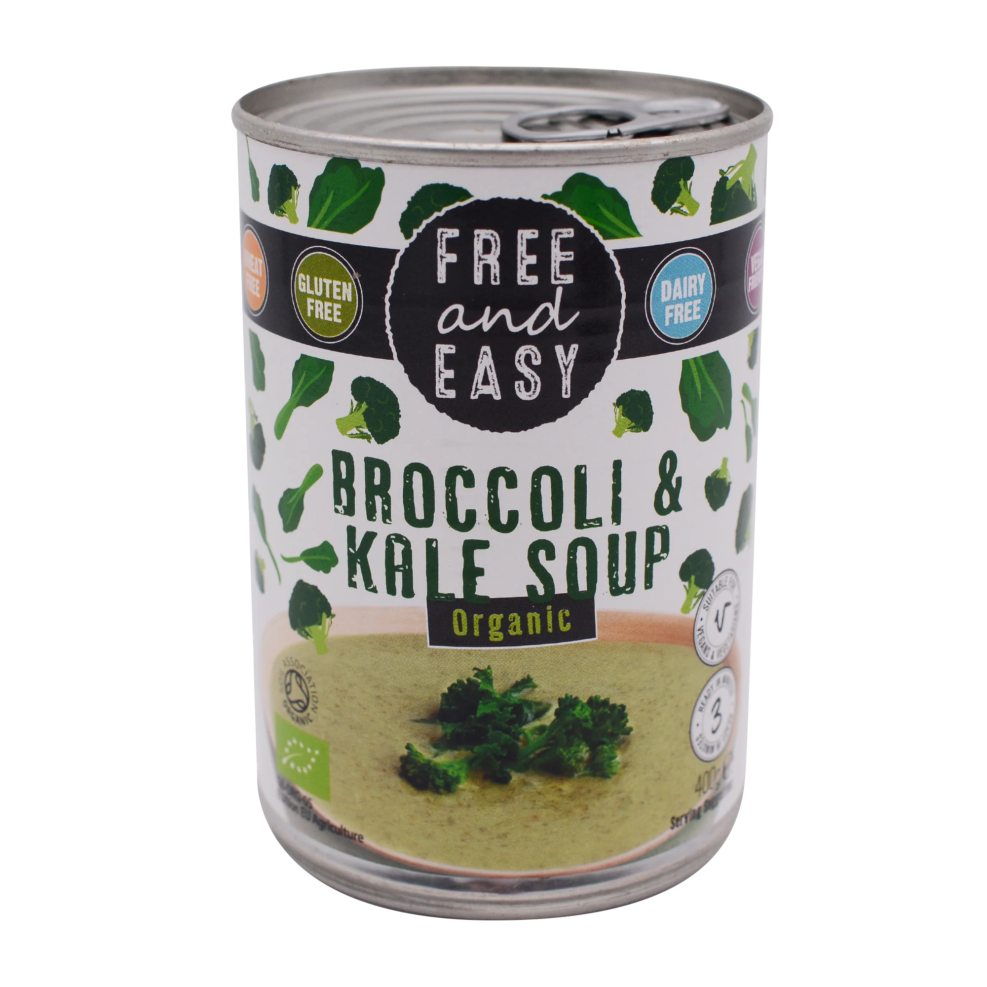 Free and Easy Organic Broccoli & Kale 400g