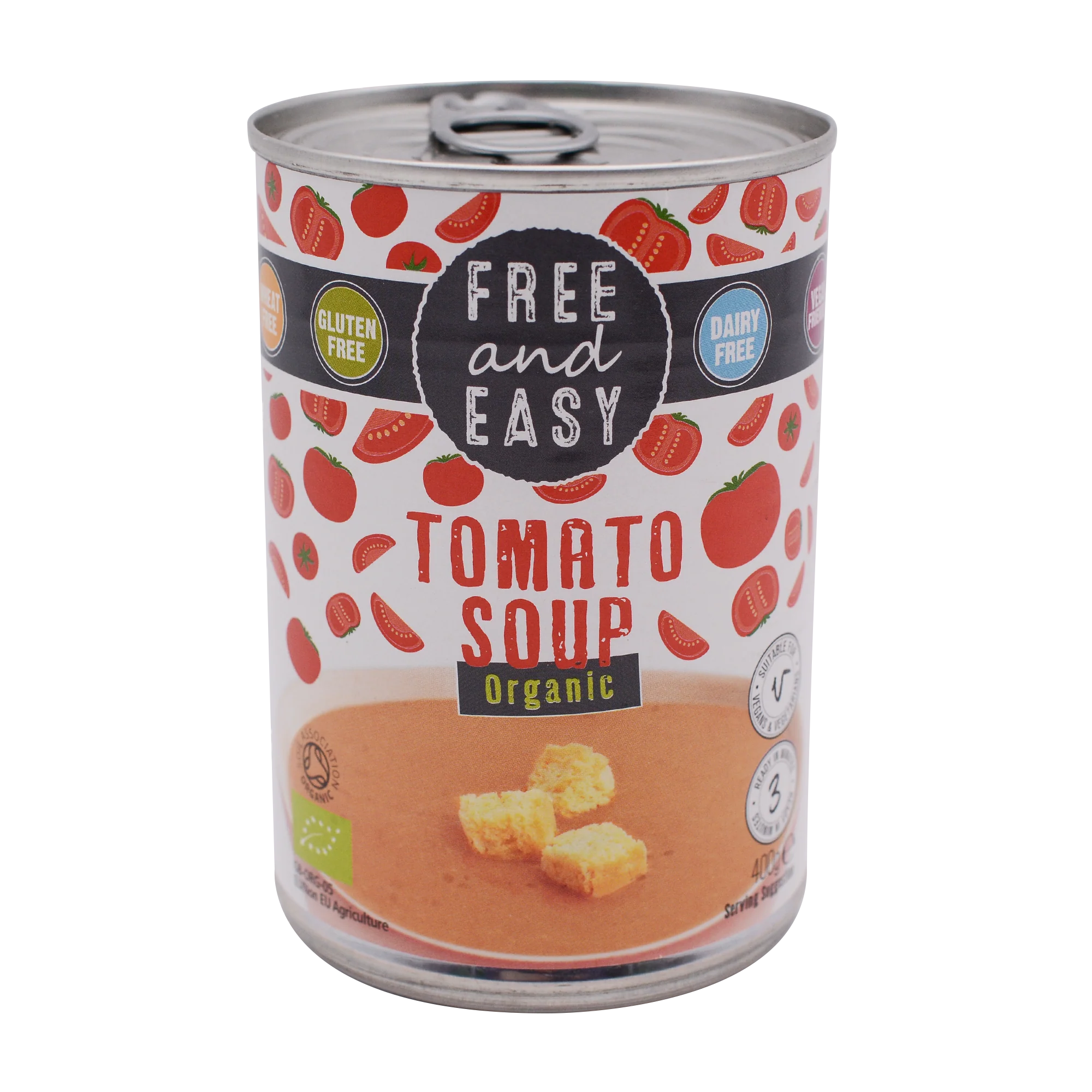 Free and Easy Organic Tomato Soup 400g