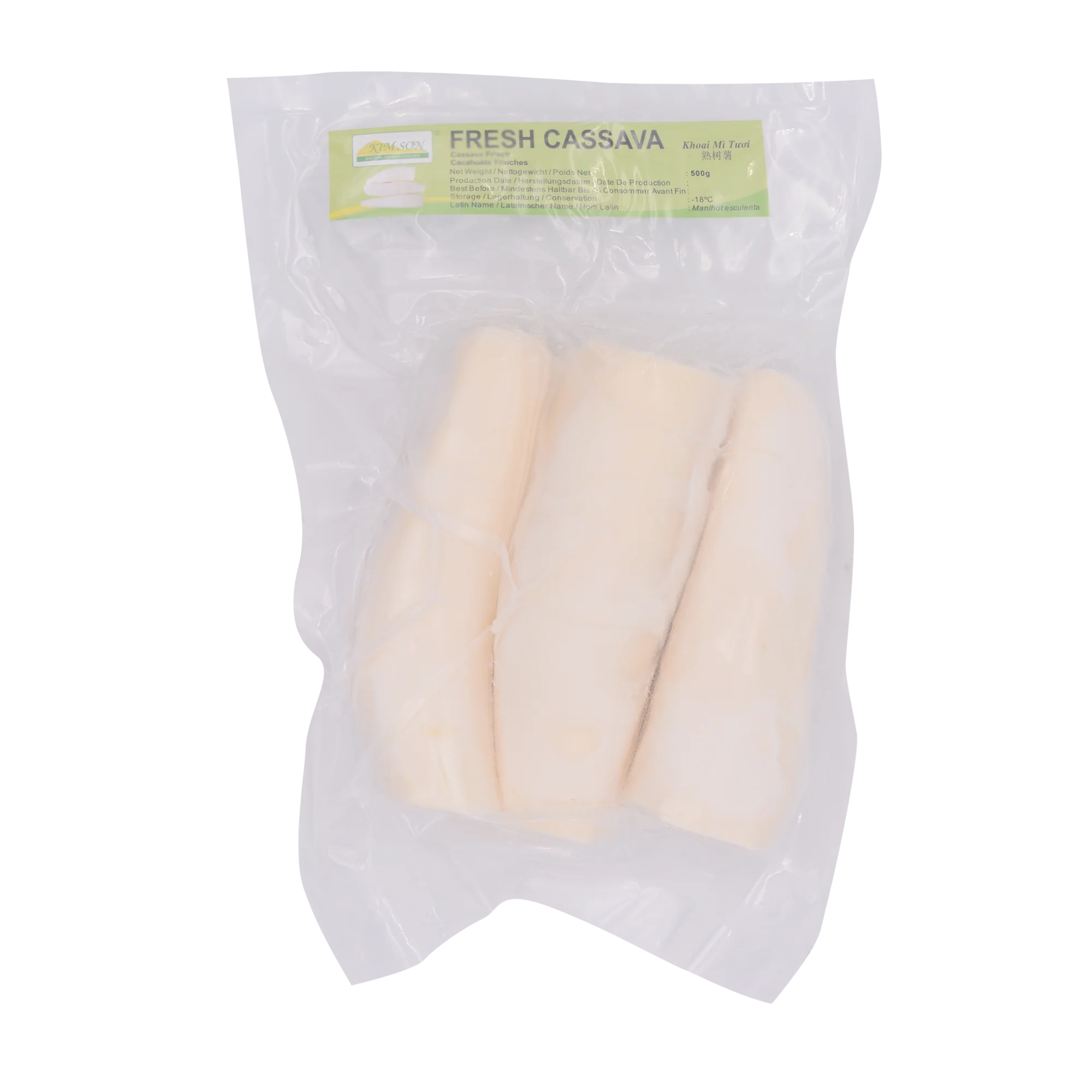 Kim Son Fresh Cassava 500g (Frozen)
