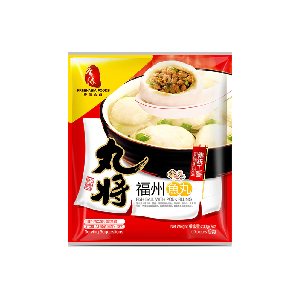 FRESHASIA WAN JIANG Fish Balls With Pork Mince Filling 200g