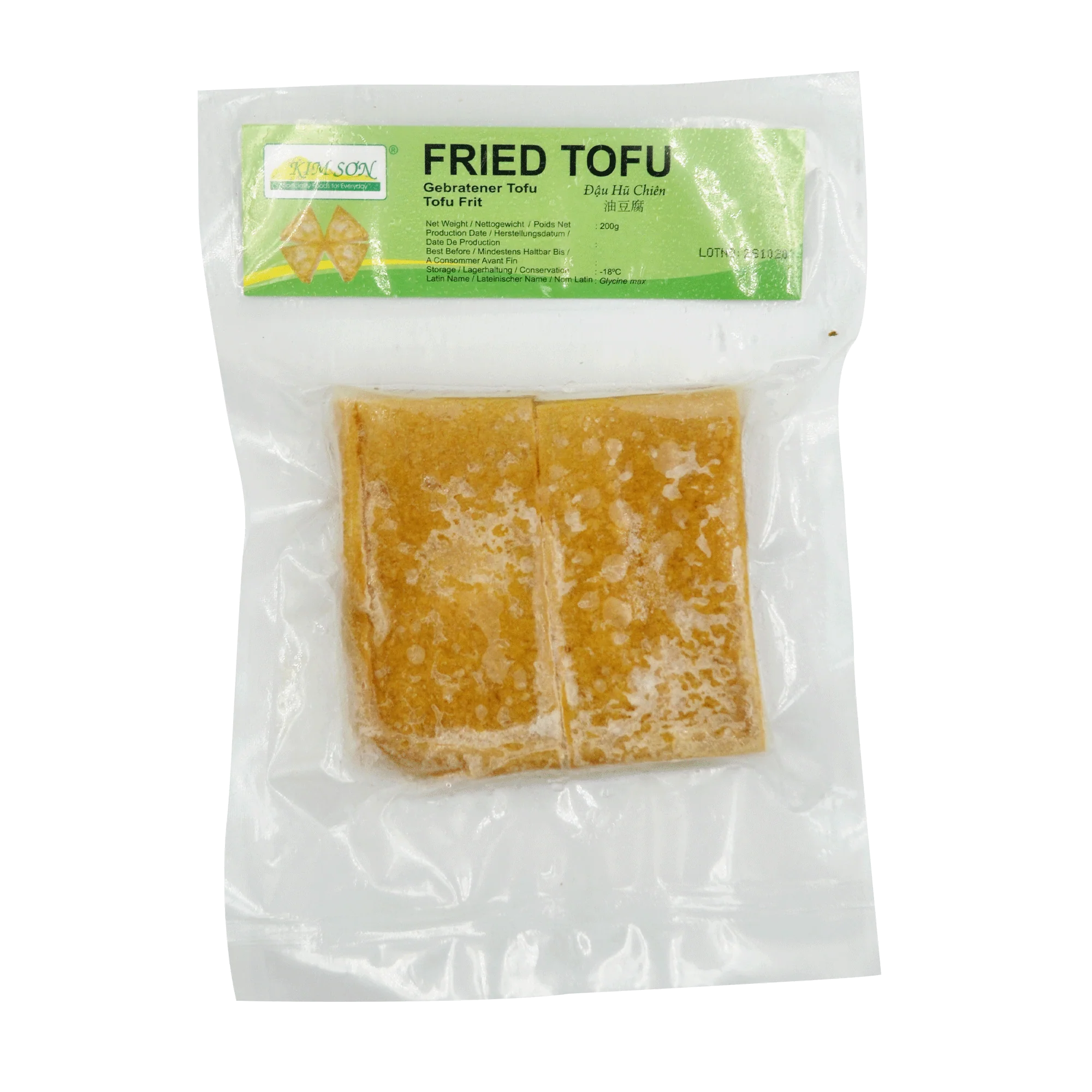 Fried Tofu 200g (Frozen)