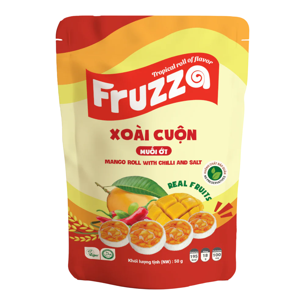 FRUZZA Mango Roll With Chilli & Salt 50g