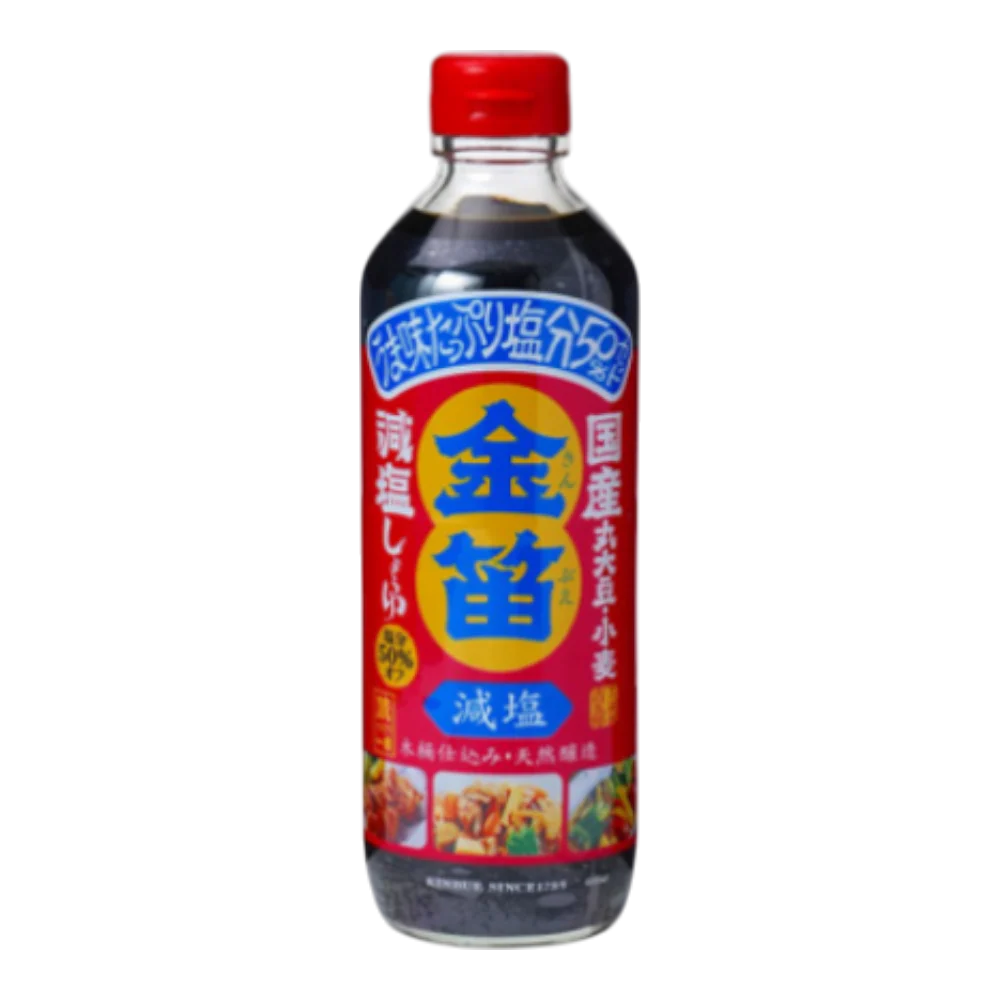 FUEKI Kinbue Low Salt Soy Sauce 600ml (Case 12)