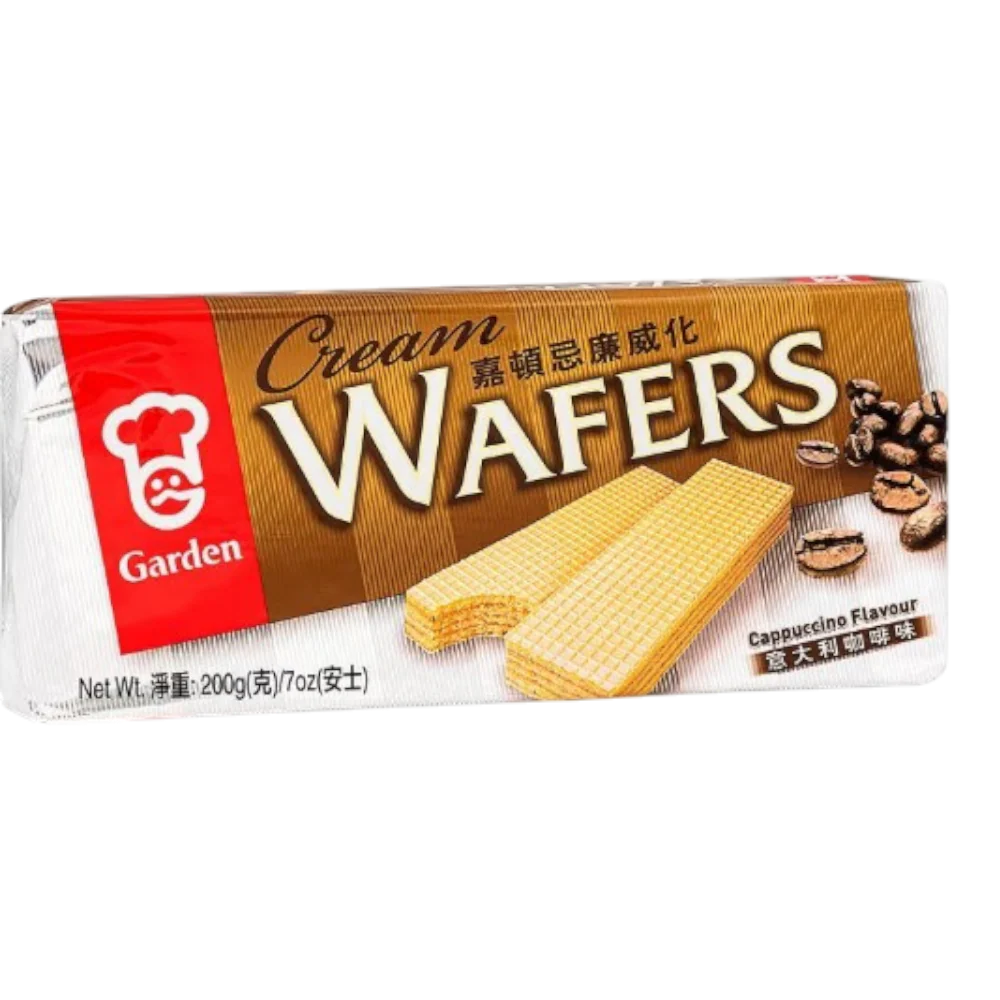 GARDEN Cream Wafers Cappuccino 200g