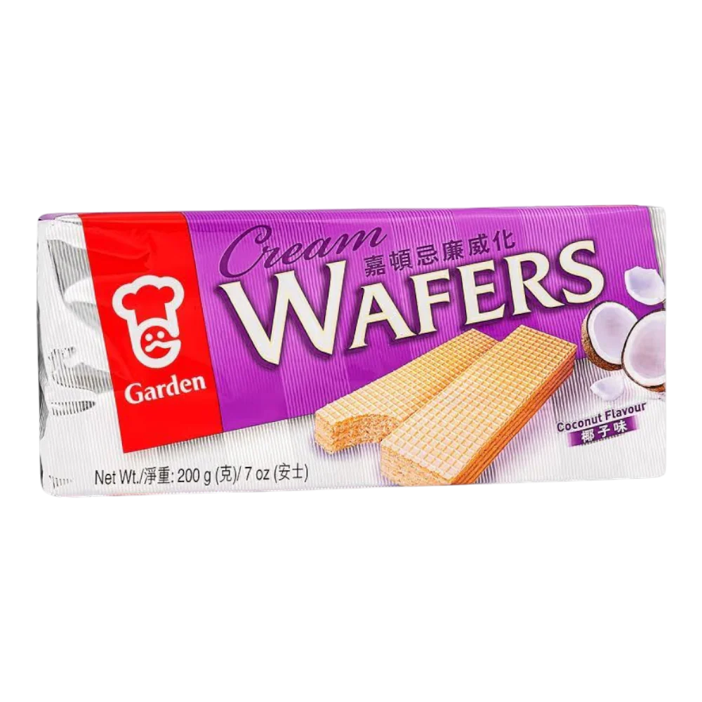 GARDEN Cream Wafers Coconut 200g