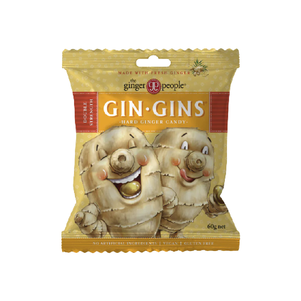 GINGER PEOPLE Gin Gins Hard Ginger Candy 60g
