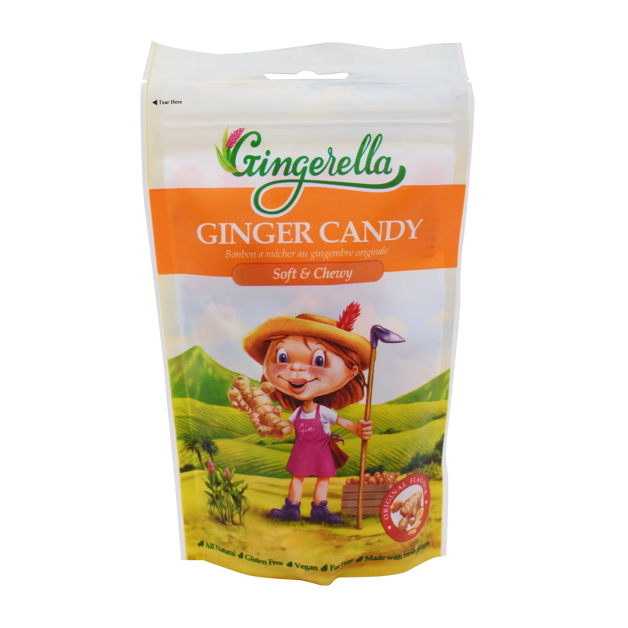 Gingerella Ginger Chewy Candy Original 85g