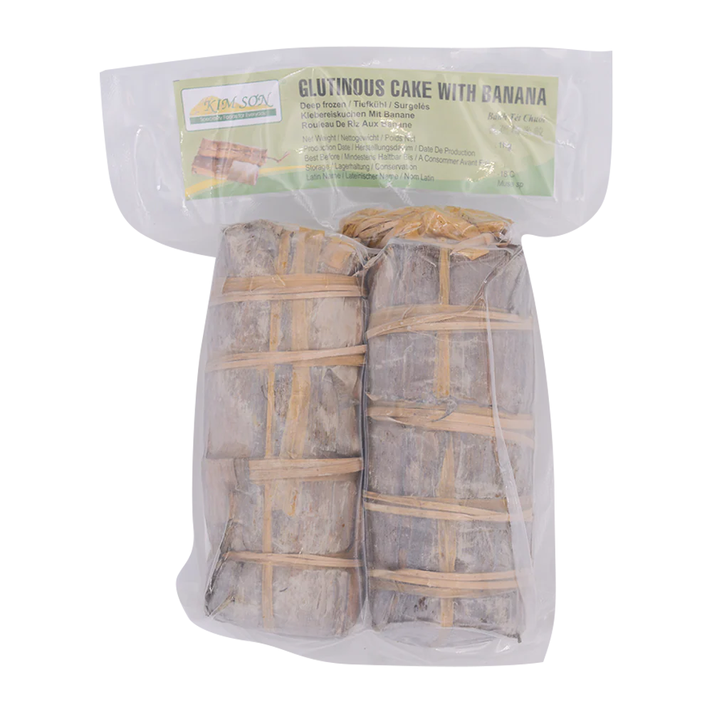 Kim Son Glutinous Cake with Banana 1kg (Frozen)