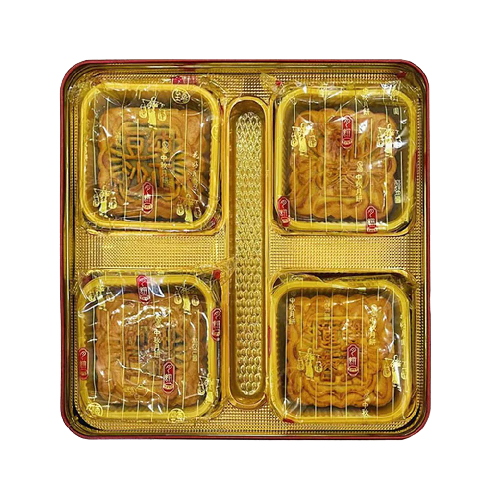 GOLDEN LILY 2-Yolk White Lotus Paste Mooncake (4pcs) 640g (Case 12)
