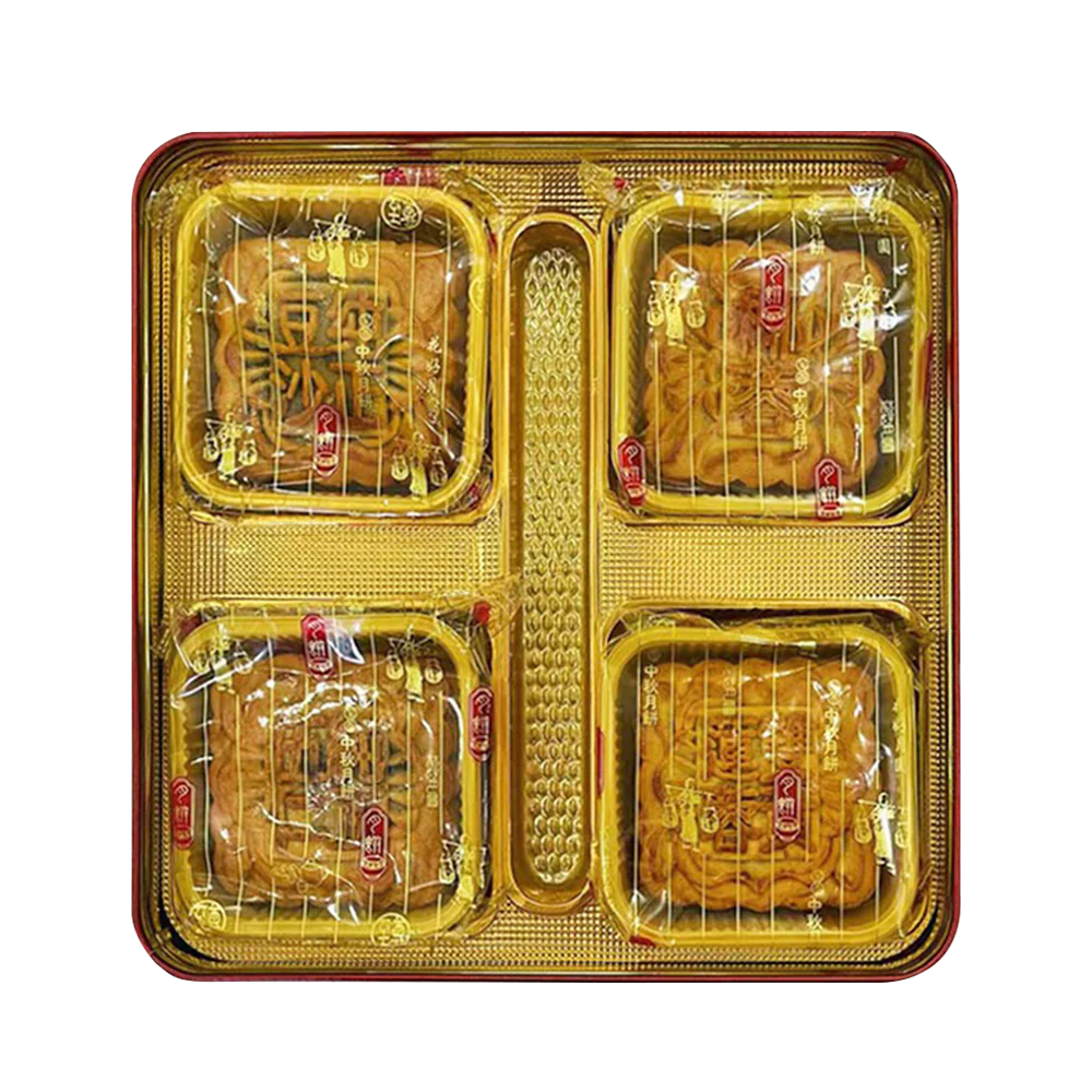 GOLDEN LILY 4-Yolk White Lotus Paste Mooncake (4pcs) 750g