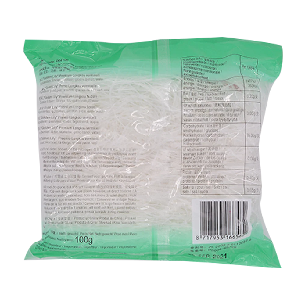 GOLDEN LILY Premium Longkou Vermicelli 100G - Image 2