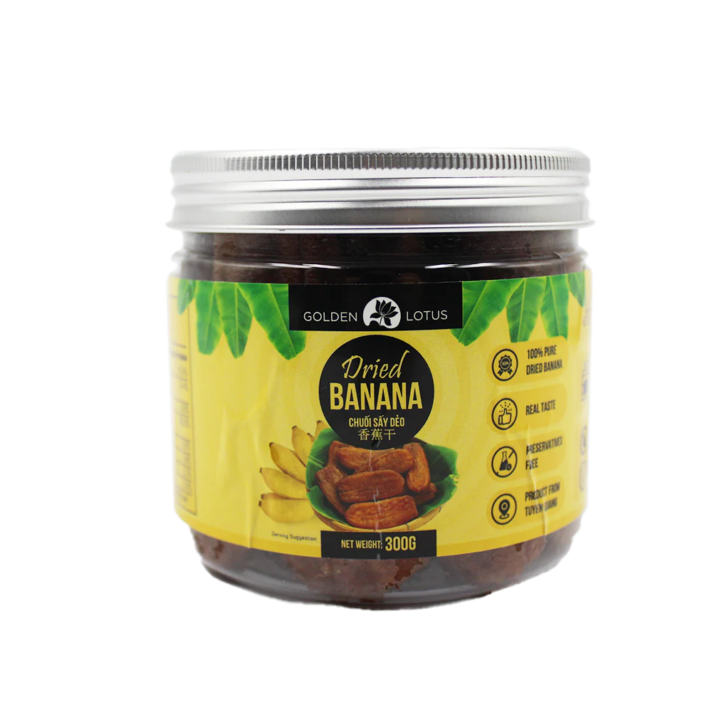 GOLDEN LOTUS Dried Banana 300g